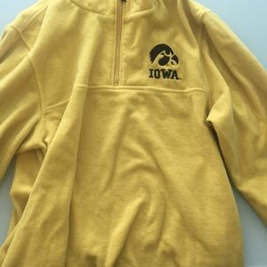 Iowa Hawkeye Quarter Zip Oversized Sweatshirt